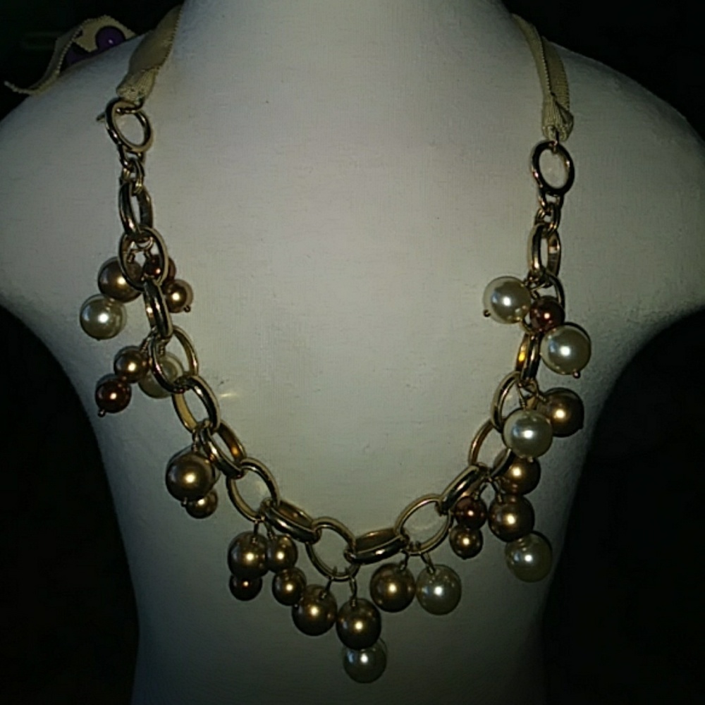 JCrew Ribbon Necklace